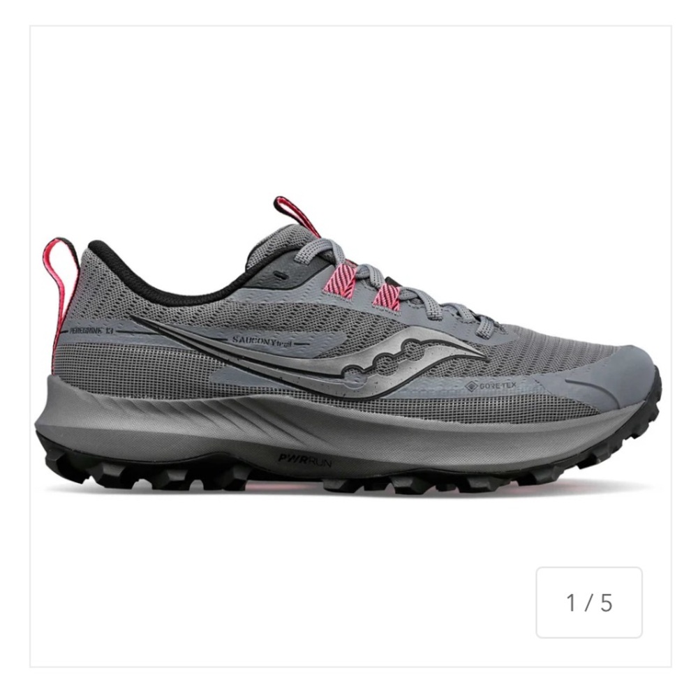 Saucony women’s size 7 peregrine 13 trail shoes.
